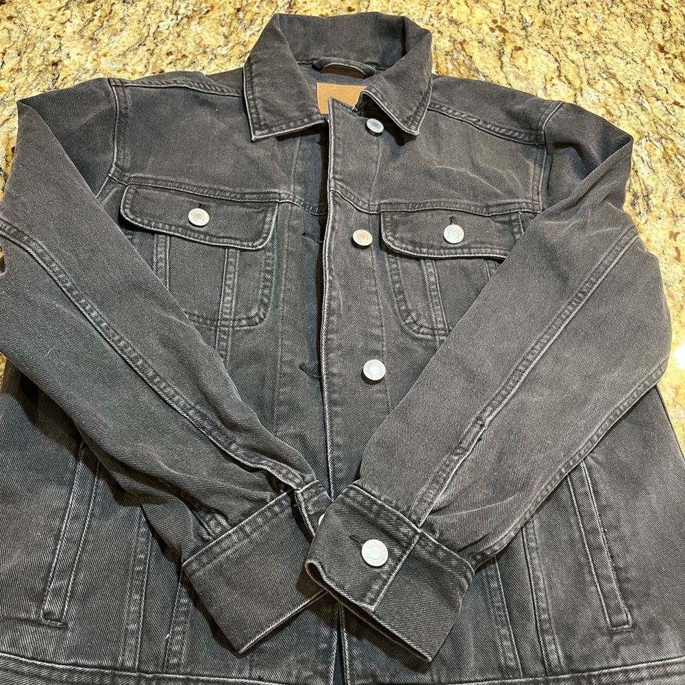 Blue note boyfriend fit Black jean denim jack good condition size small